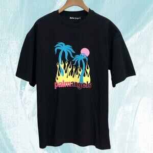 Palm Angels Men's Casual Short Sleeve